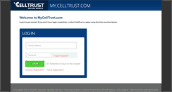 Desktop Screenshot of my.celltrust.com
