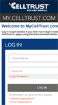 Mobile Screenshot of my.celltrust.com